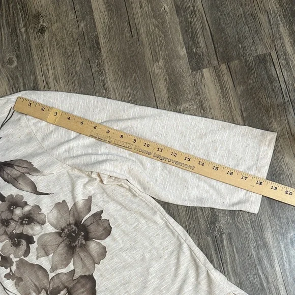 Alfred Dunner Cream Floral Long Sleeve Top‎ - Picture 11 of 13